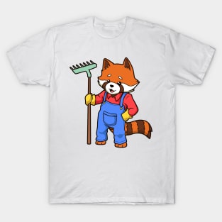 Love to garden - Gardener Red Panda T-Shirt